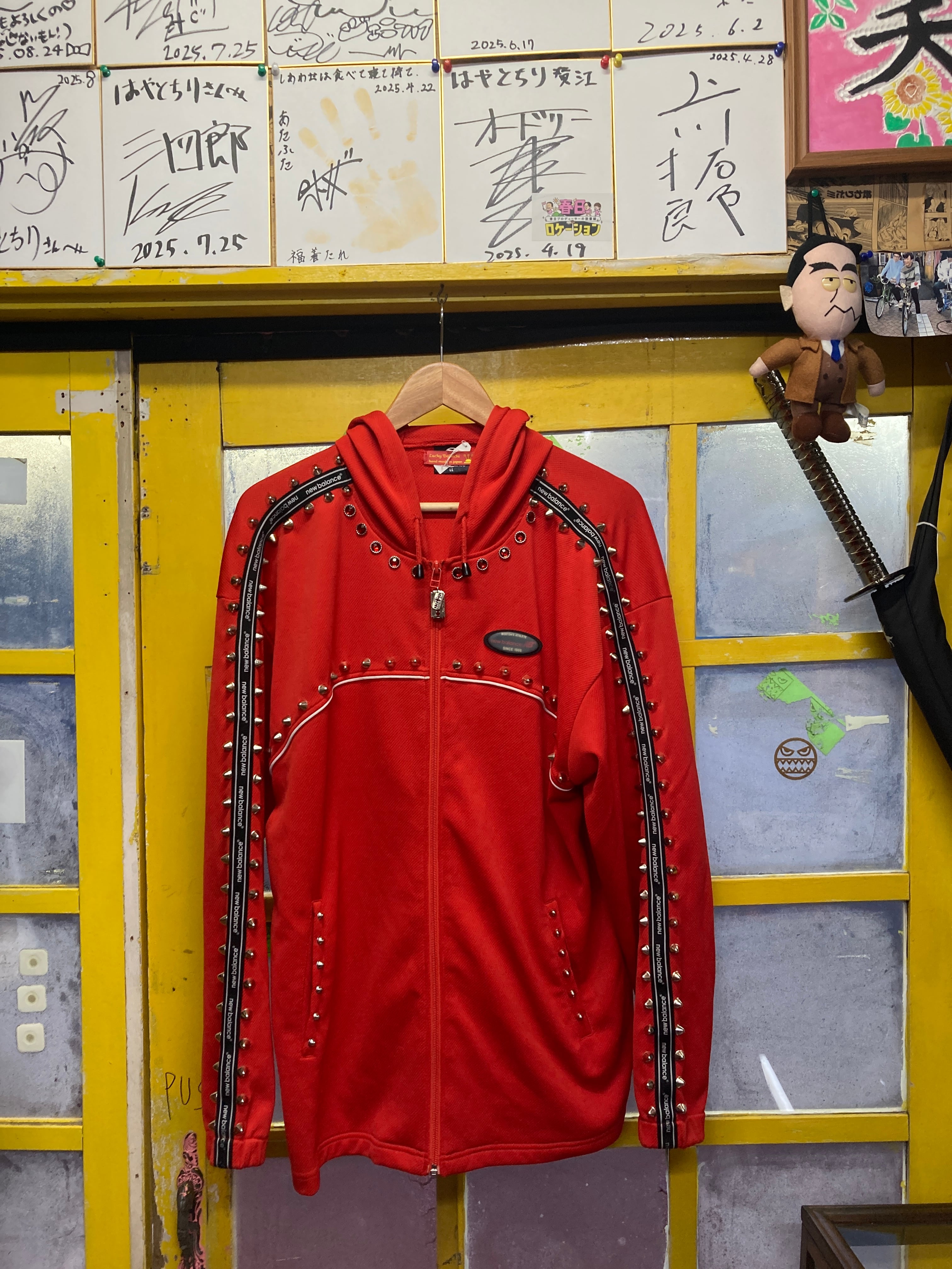 鋲ジャーパーカー 赤 | 高円寺 キタコレビル はやとちり 商品ページ