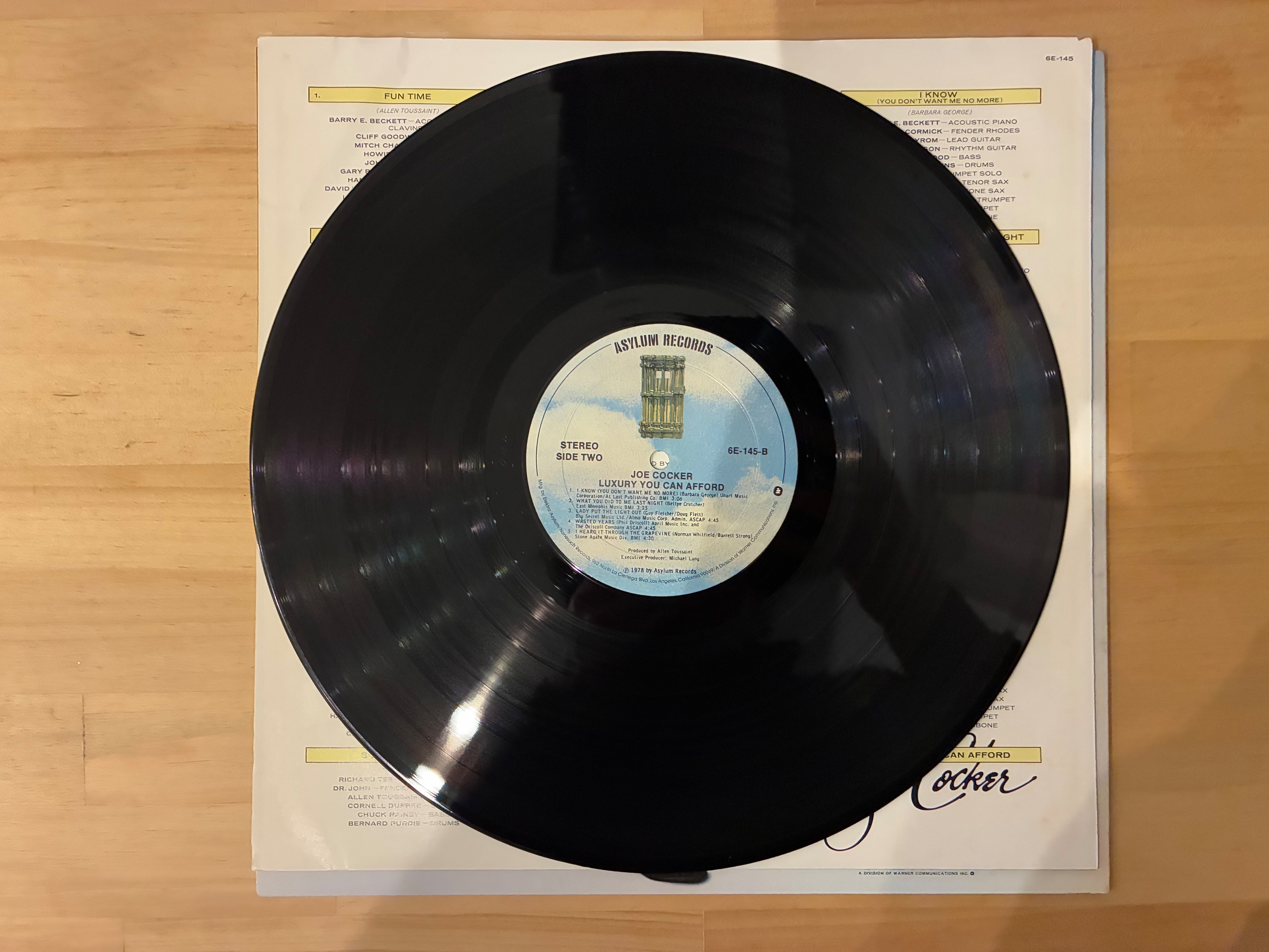 JOE COCKER / LUXURY YOU CAN AFFORD | sixteen records (シックス