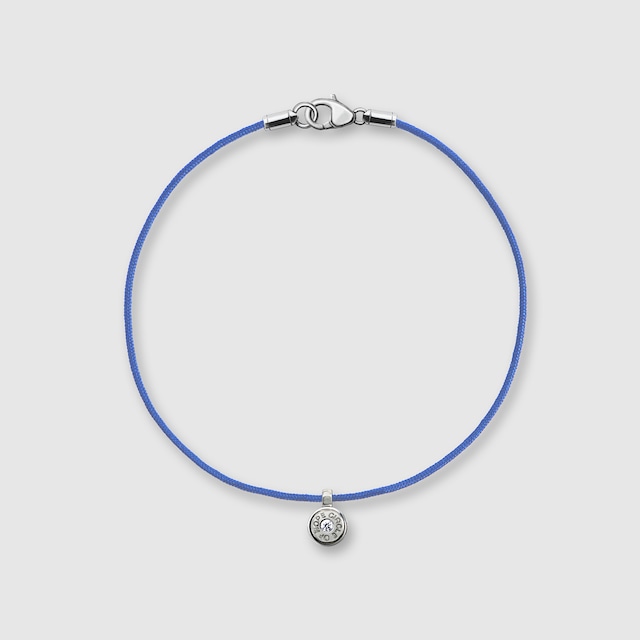 ホープ ブレスレット キッズ（シルバー、ライトブルー）-Circle of Hope Bracelet for Kids - Light Blue