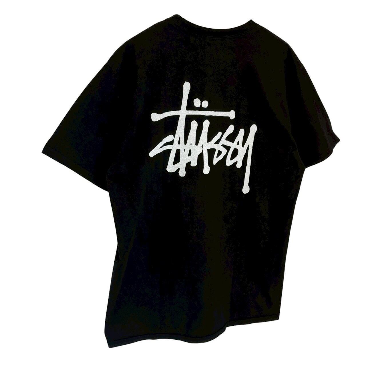 stussy ステューシー Tシャツ M バックロゴ プリント ショーンフォント