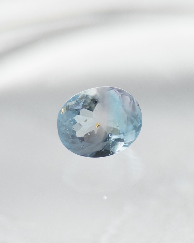 オーバル 10×8mm #306【硝子の宝石】箔入