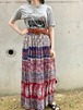 Vintage Indian Cotton Skirt ①