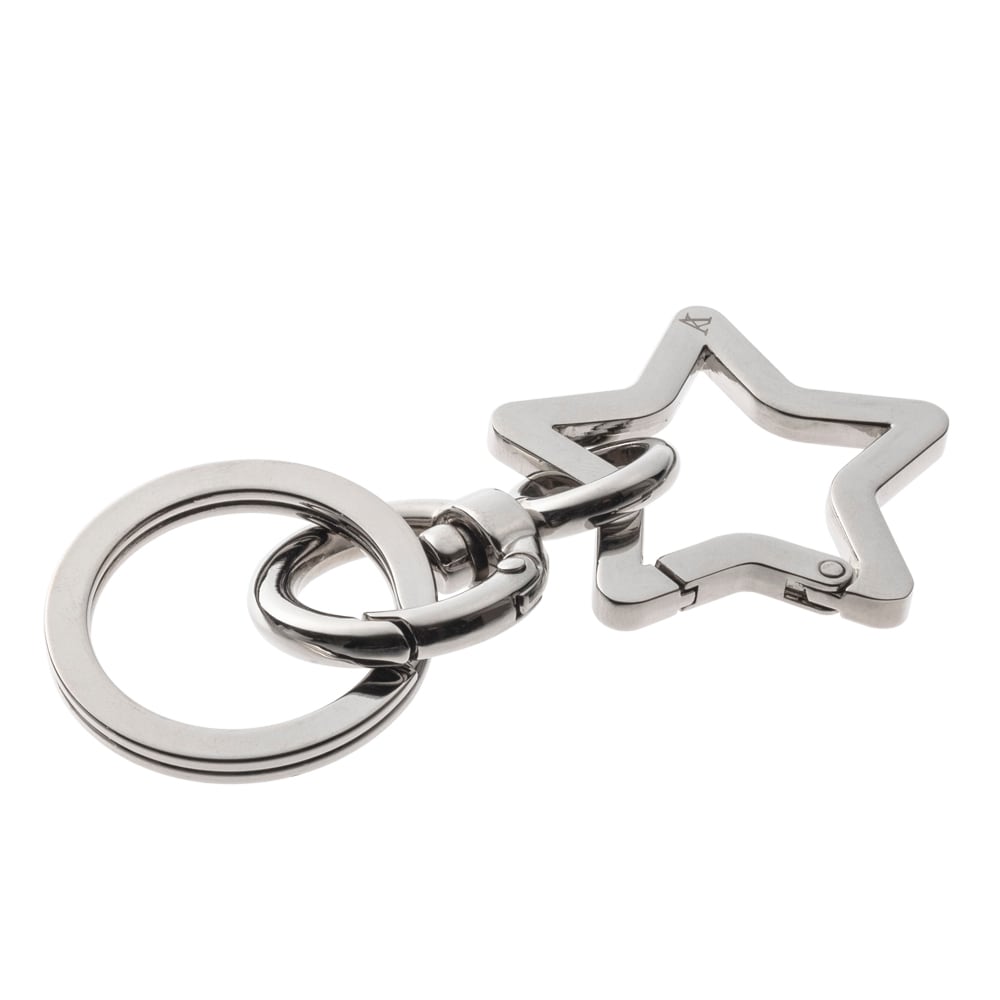 スターカラビナキーリング AKK0001 Star carabiner key ring シルバー