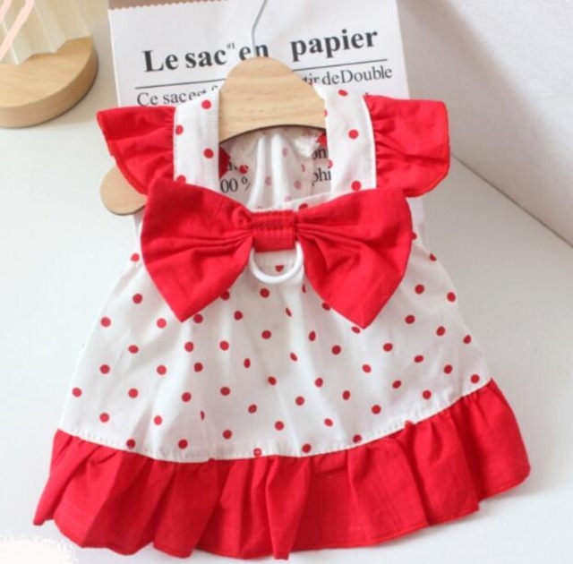 《予約》3101483 レッドリボンドットワンピース