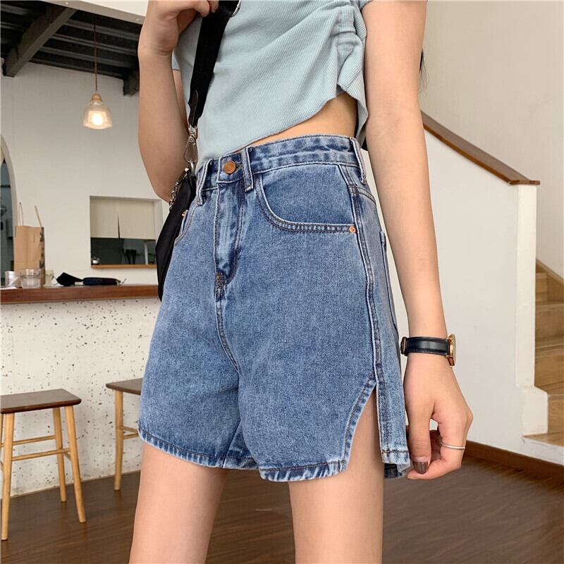 Aラインハイウェストショーツ サマー薄手ルーズパンツ 夏物 ブルマー YY-ファッション27625295586