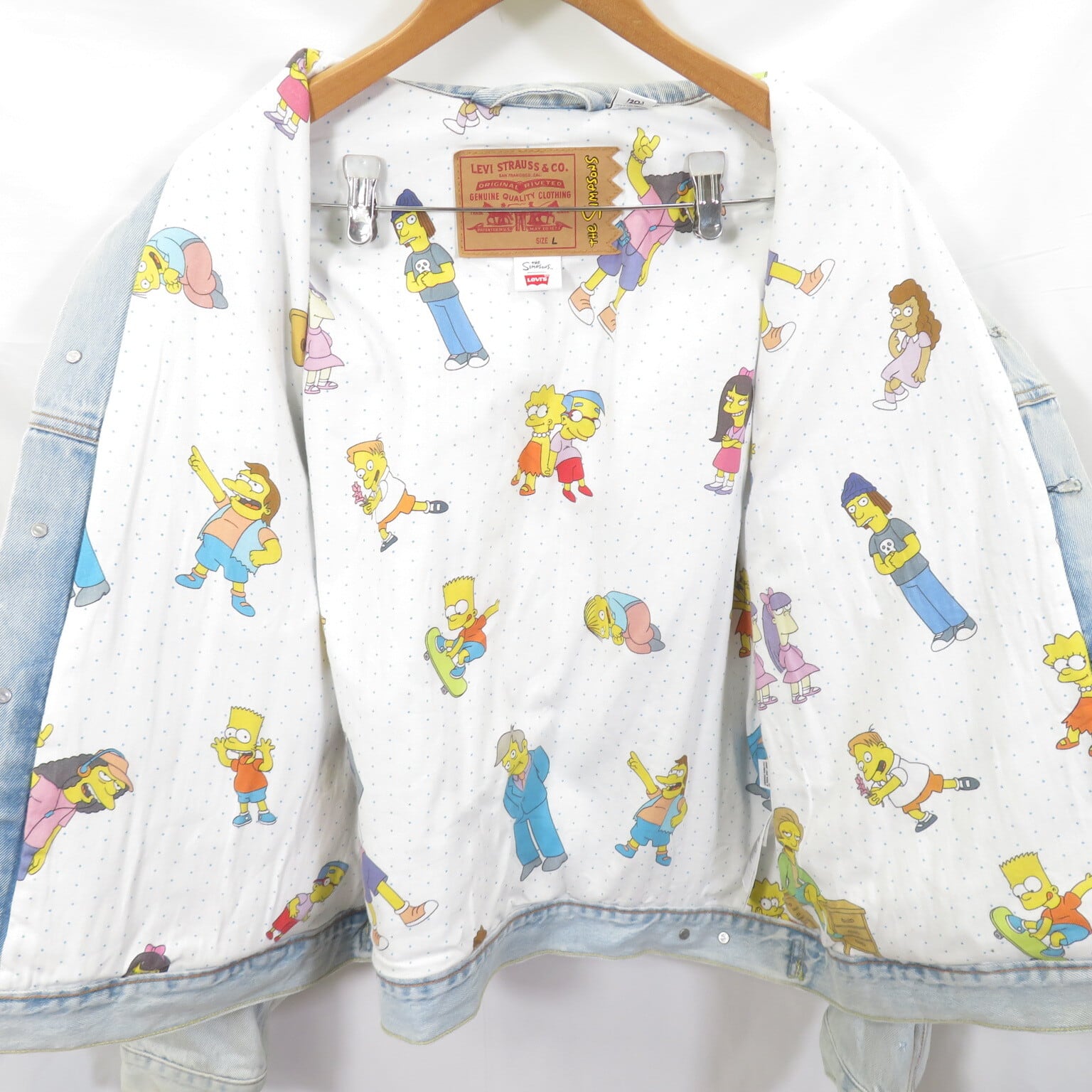 Levi's x The Simpsons デニム トラッカージャケット Gジャン sizeL