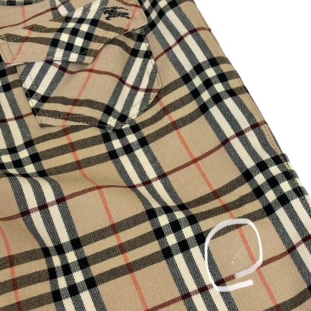 中古 バーバリーブルーレーベル BURBERRY BLUELABEL ショート