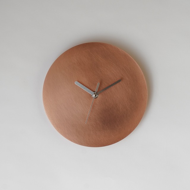 【廃盤品】壁掛け時計 ＜タイプ1-200＞ / 銅　minimal wall clock <type1-200> / copper