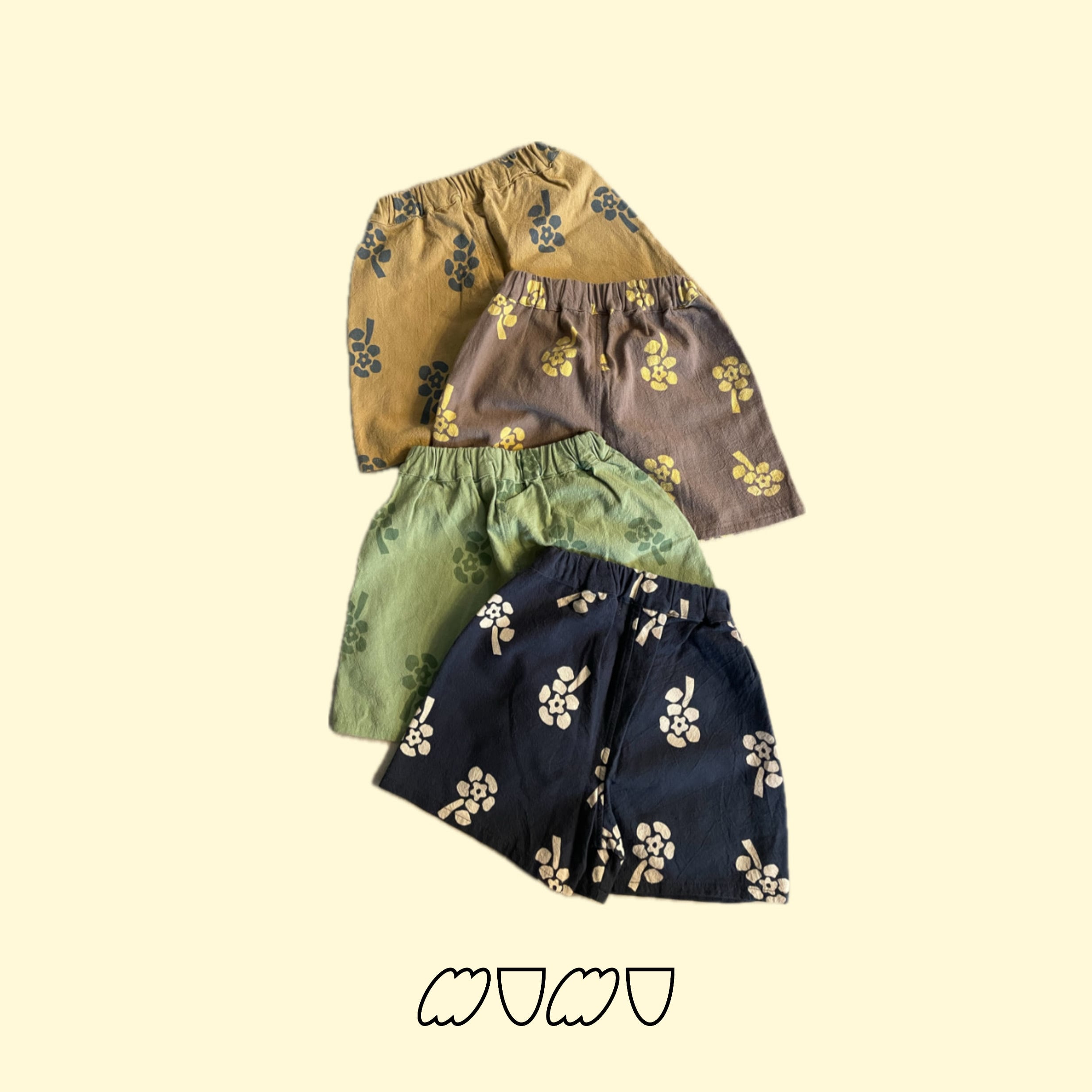 【&pal】linen fabric short pants/4color