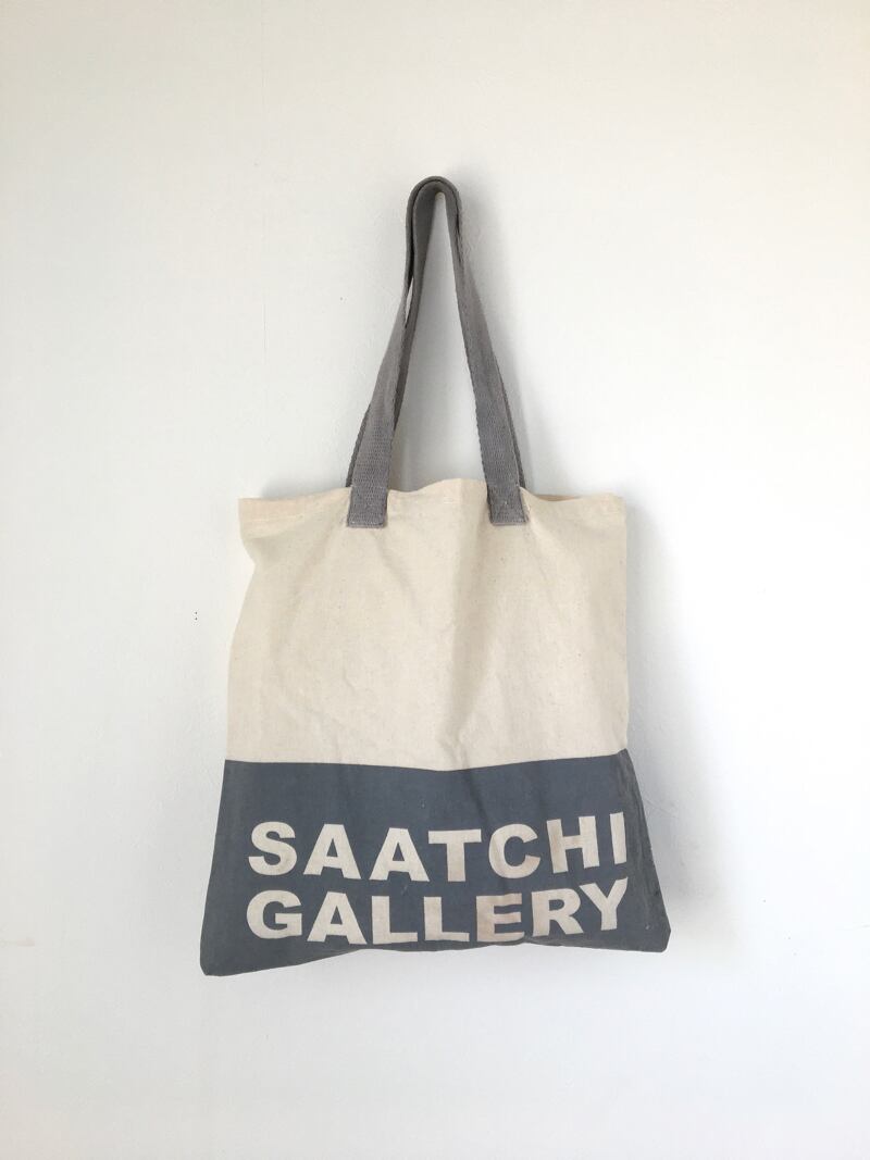 ユーズドのトートバッグ「サーチ ギャラリー」｜Used Tote Bag “SAATCHI GALLERY"