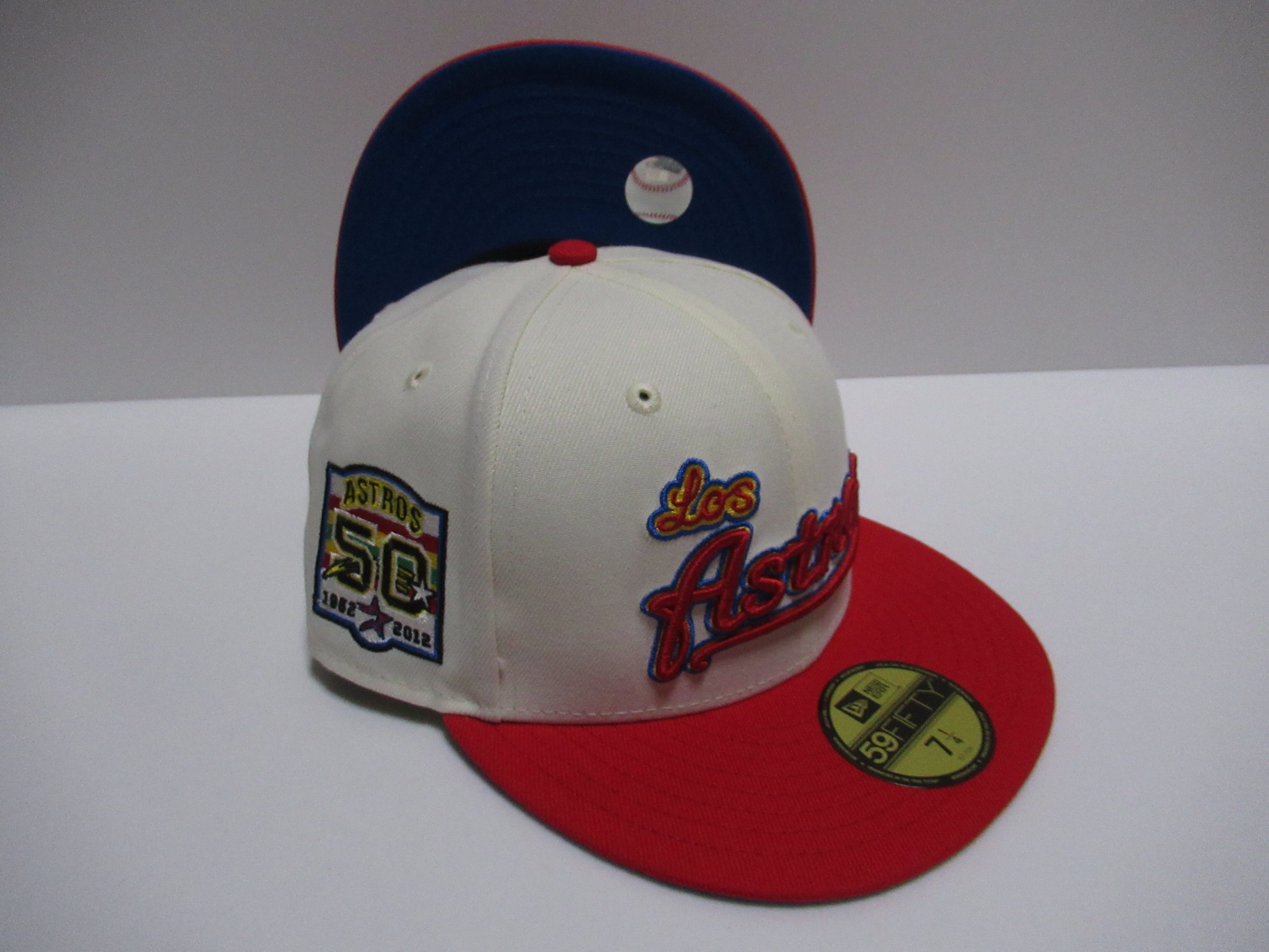 NEW ERA 59fifty Houston Astros ヒューストン・アストロズ Cream×Red date plouc world