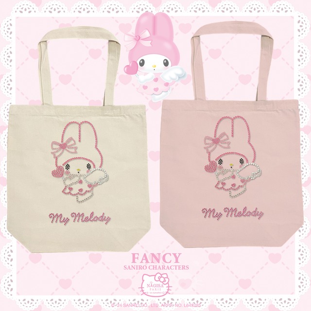 エンジェルマイメロディ ラインストーントートバッグ Angel Mymelody Rhinestones bag