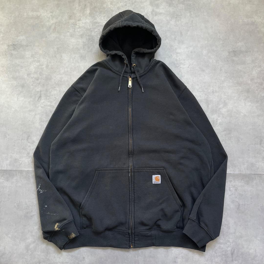 carhartt カーハート ジップパーカー アクティブ L 黒 17745 | fuufu