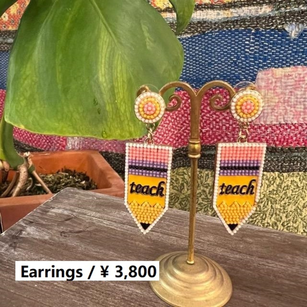 TOPANGA Jewelry　teachピアス