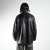 barbell object(バーベルオブジェクト)leather coverallコーディネート
