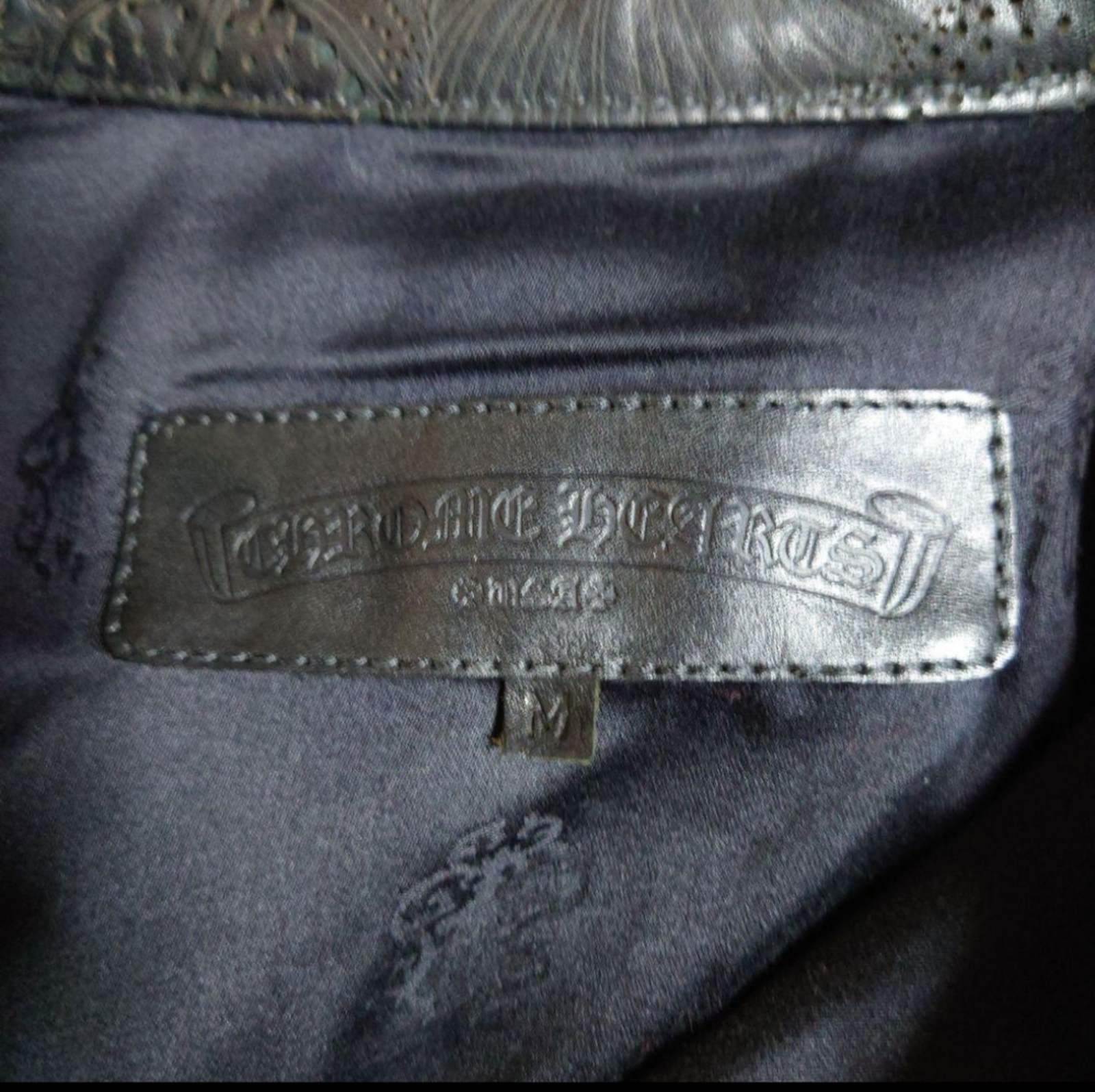 CHROME HEARTS クロムハーツ レザー シャツ | chromehearts CHROME HEARTS クロムハーツ レザー シャツ | chromehearts