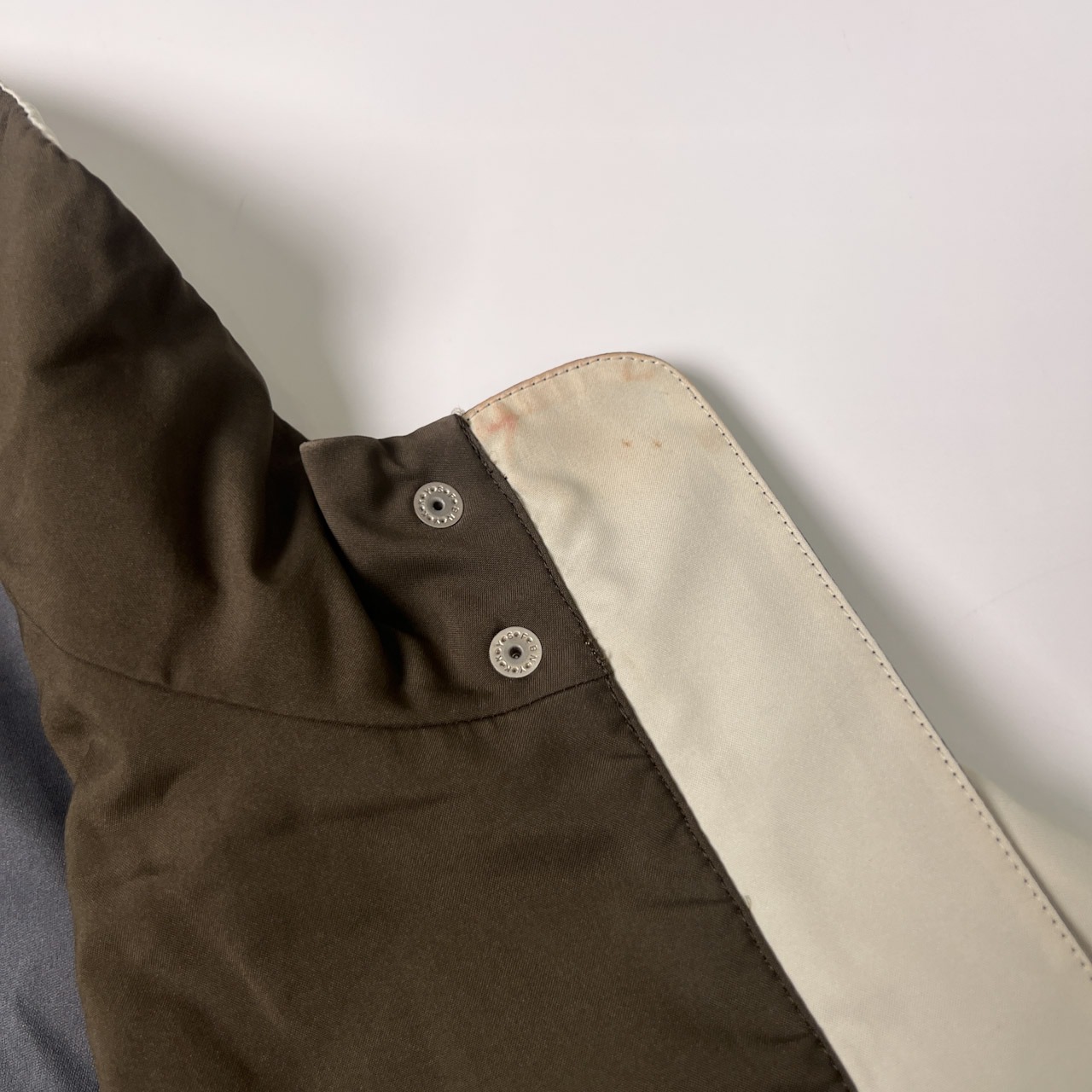 adabat アダバット GORE-TEX 半袖ジップアップジャケット 40/ブラウン 系/ePTFEラミネート加工