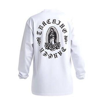 Lidairpeaks Burning L/S Tee - White - Domestic | PAY ID