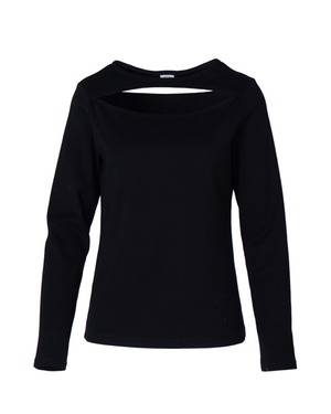 Decollete cutting tops ( black )