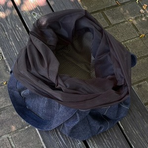 ...&デハロナキャリーバッグ　natural　メッシュ付き（Ｍ）OMO-DHRＭ-7003