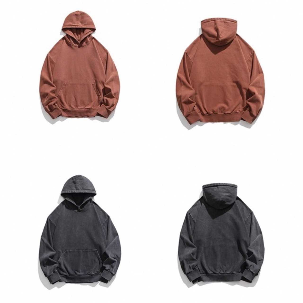 Vintage tone oversized hoodie 1143 - 9