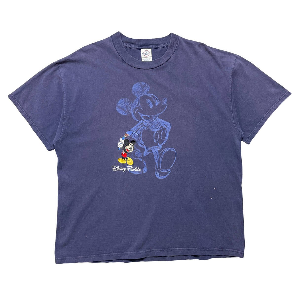 USA 古着 00S Disney ディズニー ミッキーマウス クルーネック Tシャツ