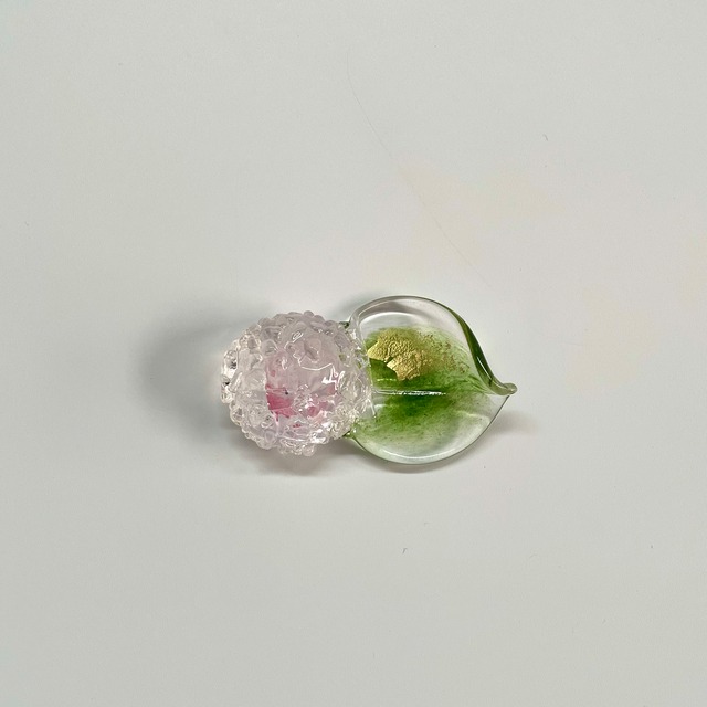 紫陽花（ピンク）箸置き　伊藤ナツキ