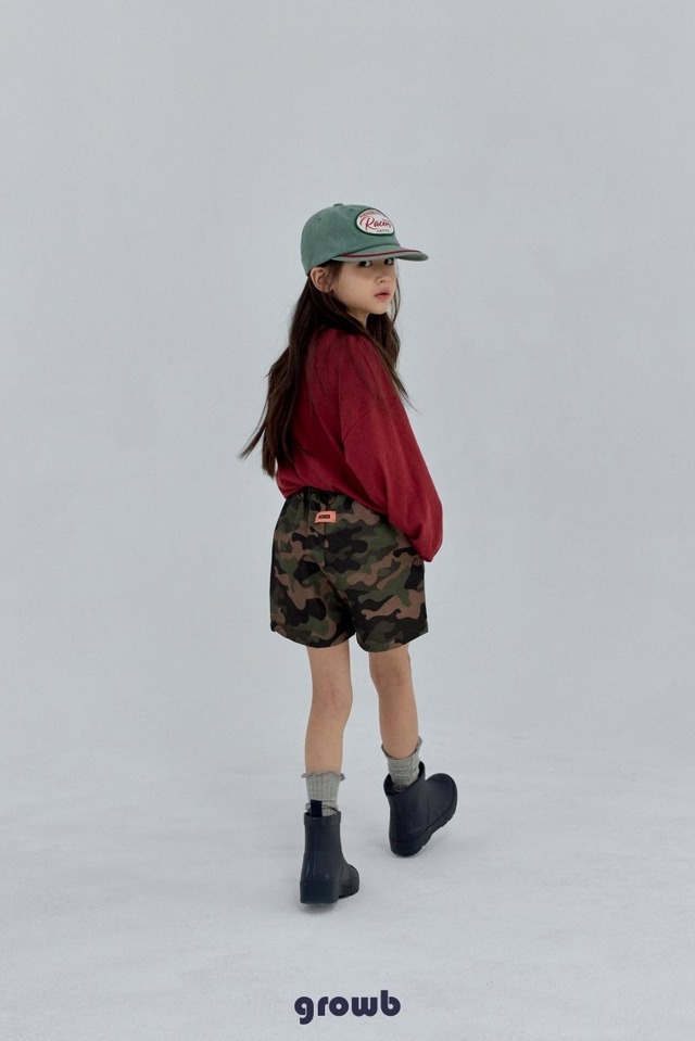 【即納】growb / ［kids size］camouflage pants