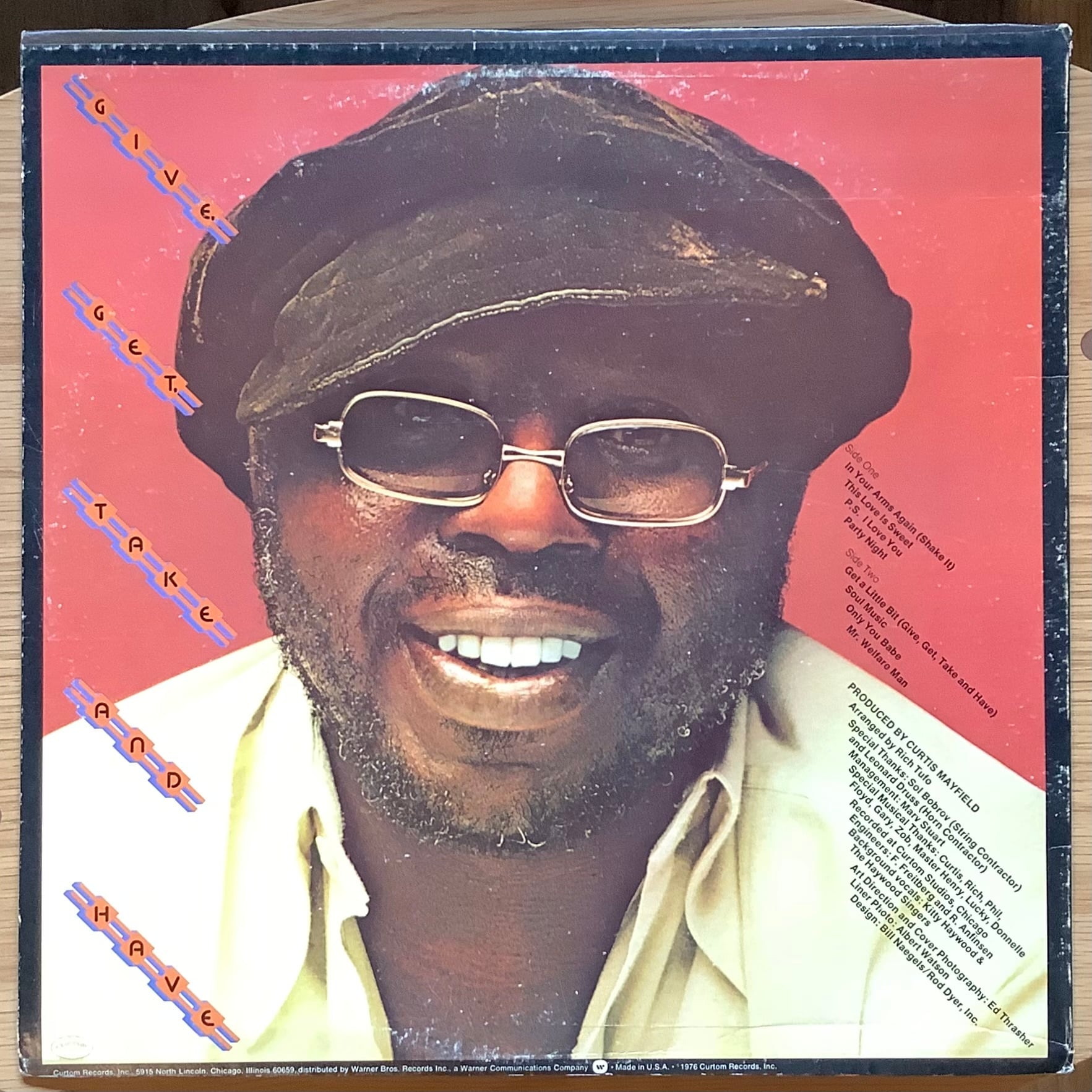 CURTIS MAYFIELD / GIVE, GET, TAKE AND HAVE | Plastic Soul Records