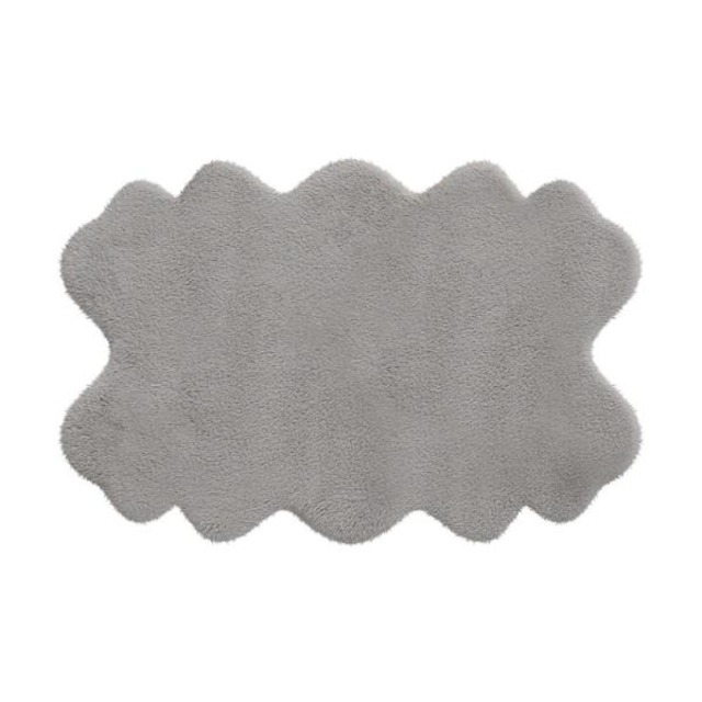 コストコ再販商品 Mon Chateau フェイクファーラグ 60 x 99cm グレーソリッド