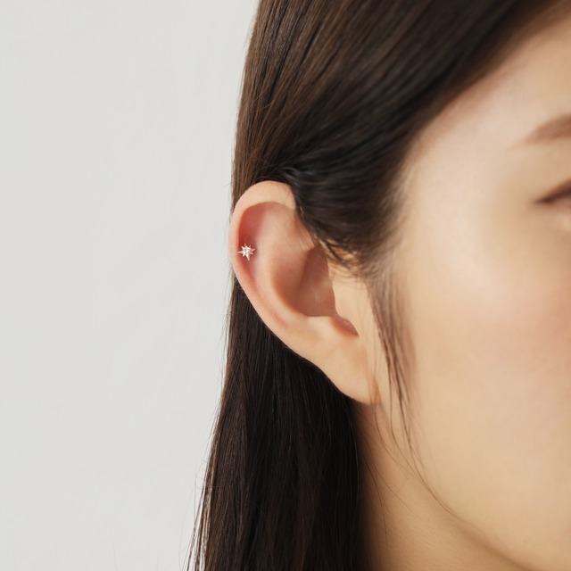 star body pierce  [シルバー/軟骨用/単品]