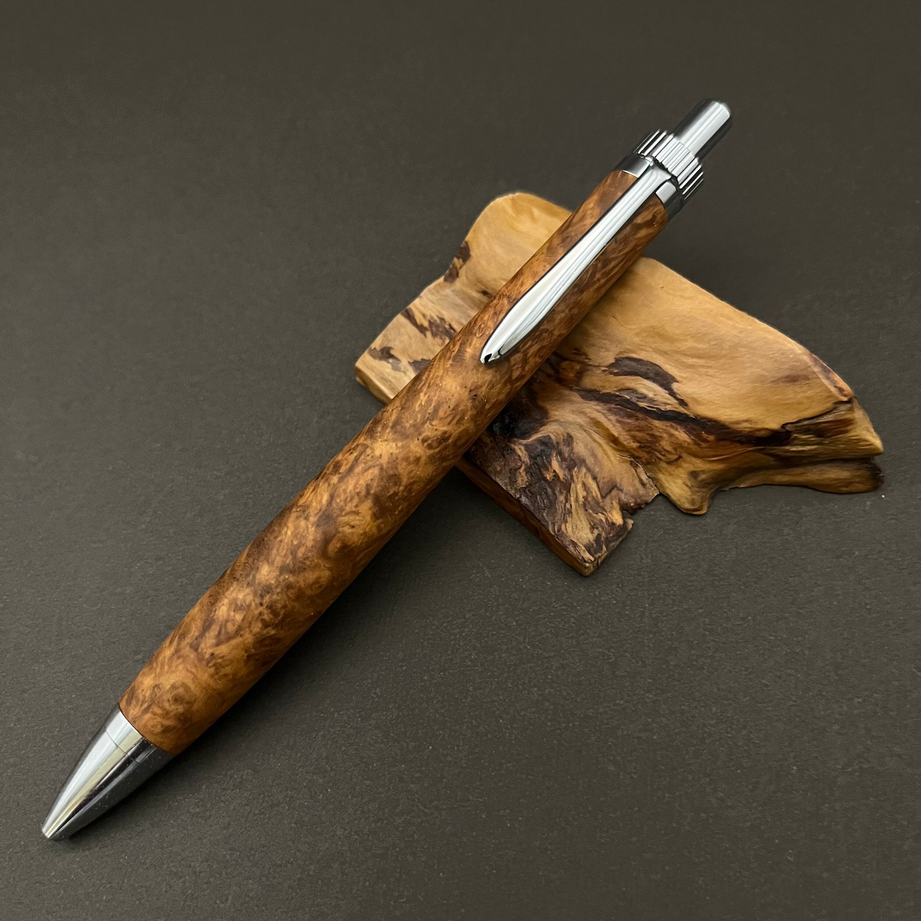 ［栃　縮杢　スタビライズドウッド　］ 木軸ペン　木軸　シャーペン　木軸シャーペン 栃 縮杢 スタビライズドウッド ］ 木軸ペン 木軸 シャーペン 木軸