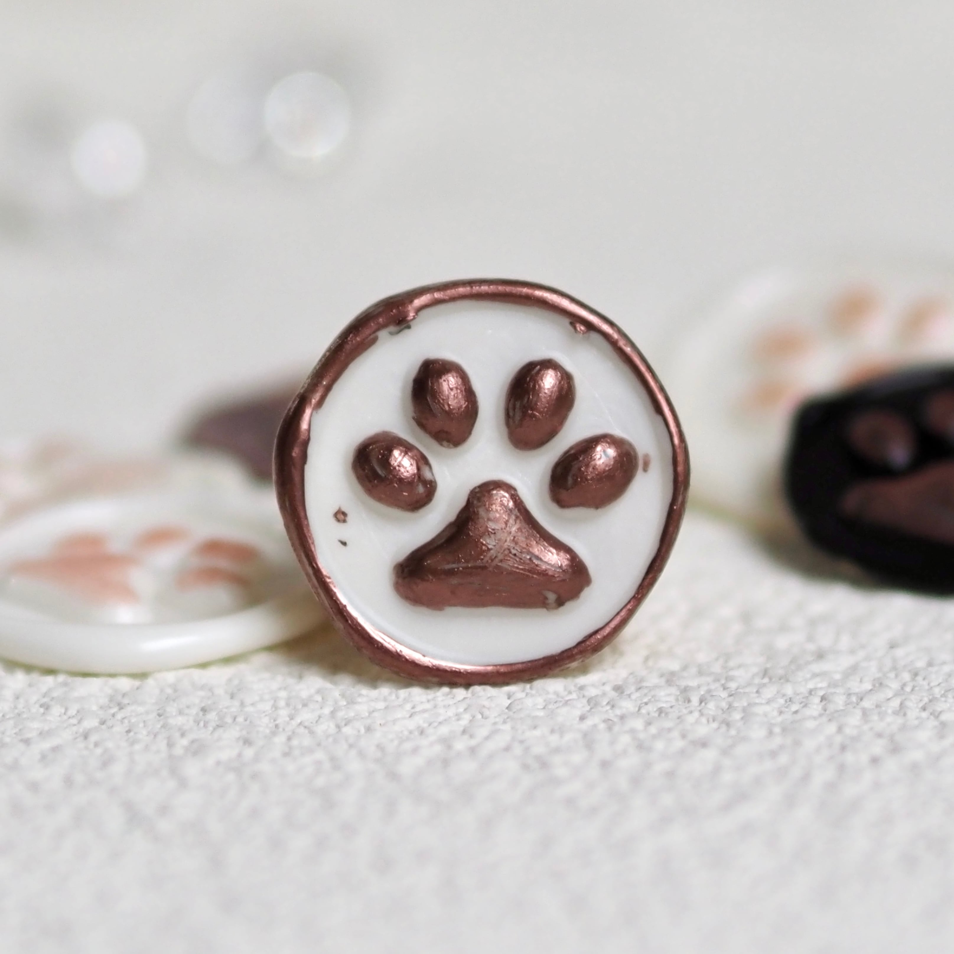 3D肉球 20mm・シーリングスタンプ | MountainSea｜希少シーリング