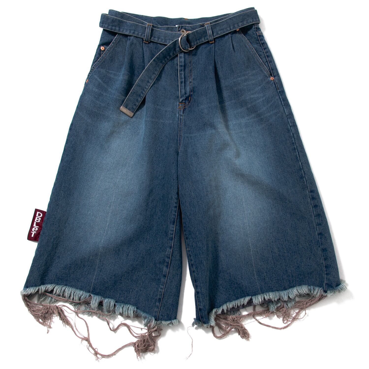 doublet RECYCLE DENIM CUT-OFF WIDE PANTS(INDIGO) 22AW20PT193