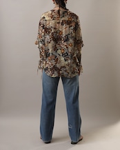 Chloe / Sheer Frilled Blouse