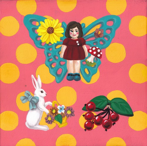 一点物・原画　シスター社コラボ「Butterflr girl」