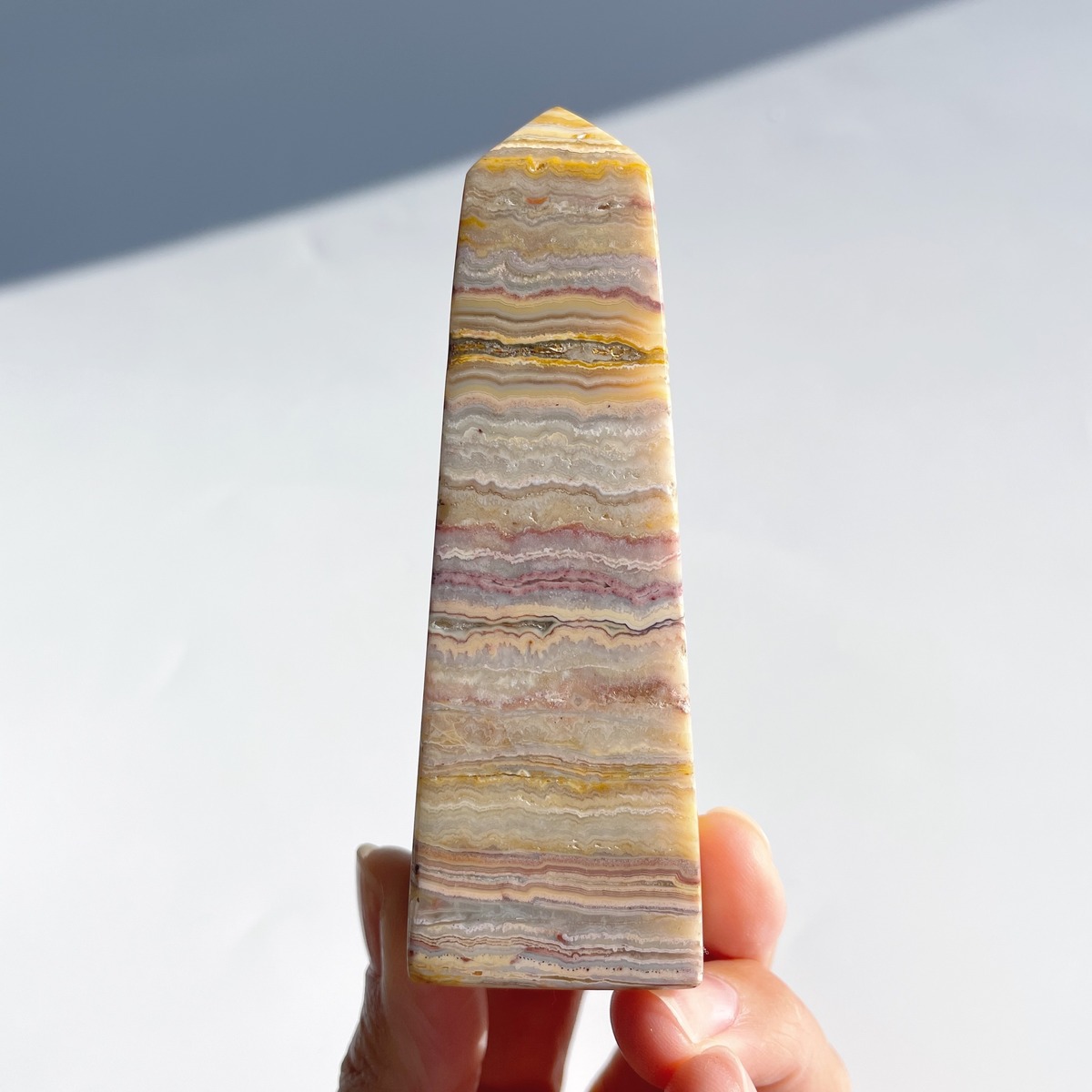 クレイジーレースアゲート タワー型02◇Crazy Lace Agate 