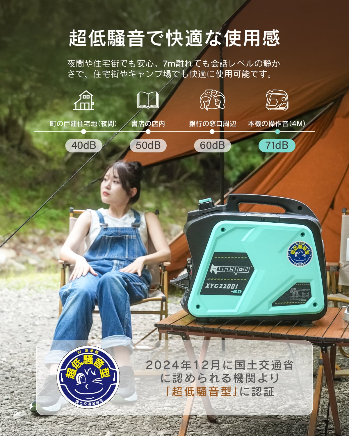 ★200V単相超低静音★Kareyouインバーター発電機 2200VA ガソリン Amazon | 200V単相インバーター発電機 KAREYOU発電機 定格出力