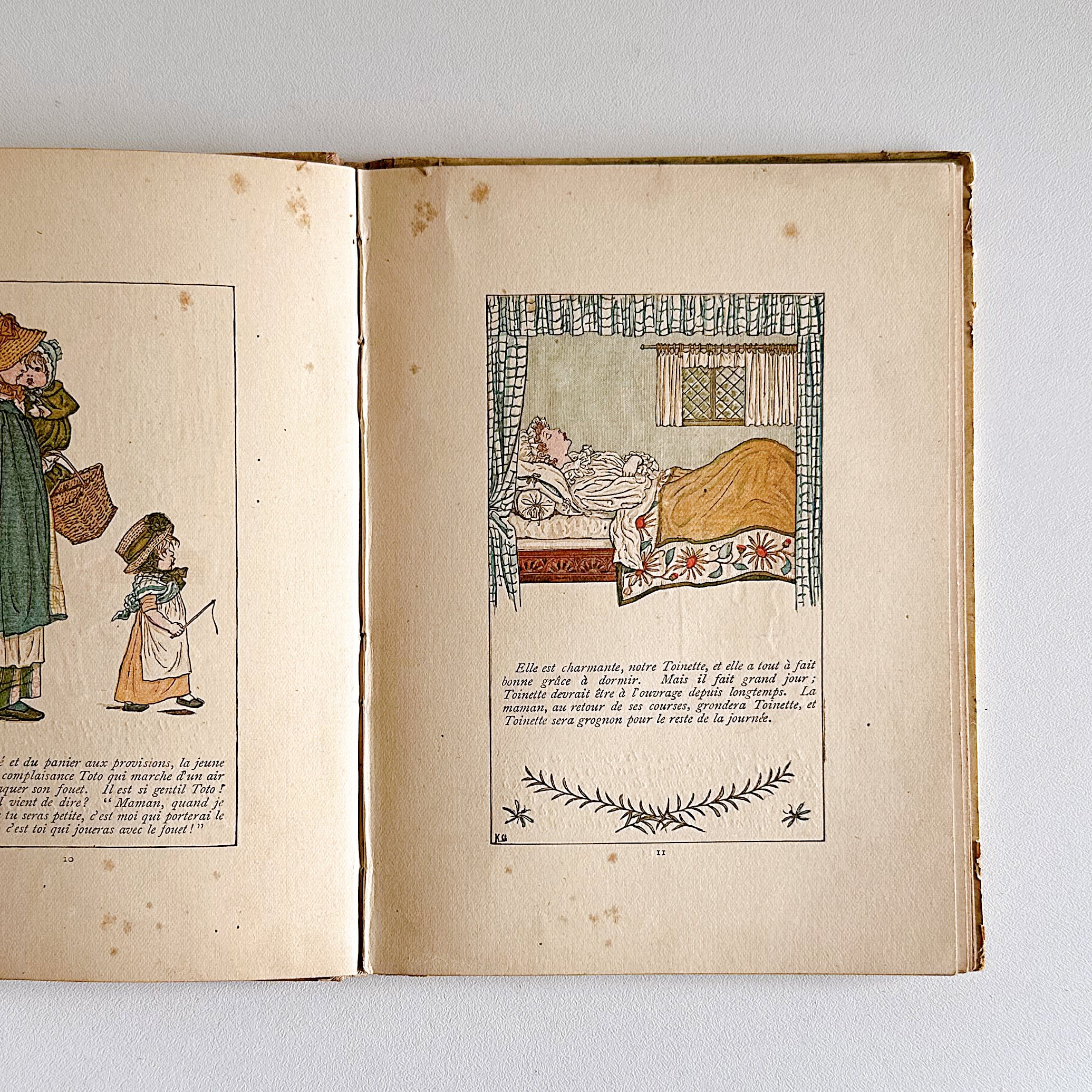 Kate Greenaway ケイト・グリーナウェイ 絵本 19世紀（フランス） | ぽ