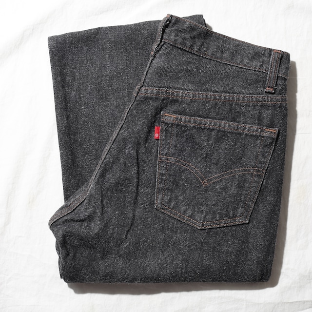 Mint 29×30 Levi’s 501 USA 89年 先染めブラックデニムパンツ リーバイス
