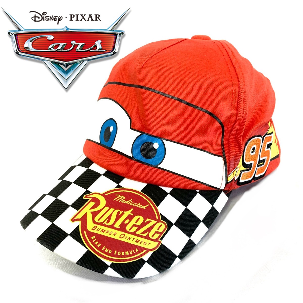 Cars カーズ マックイーン キャップ キッズ 2〜4歳児用 | 古着屋エゴトピア