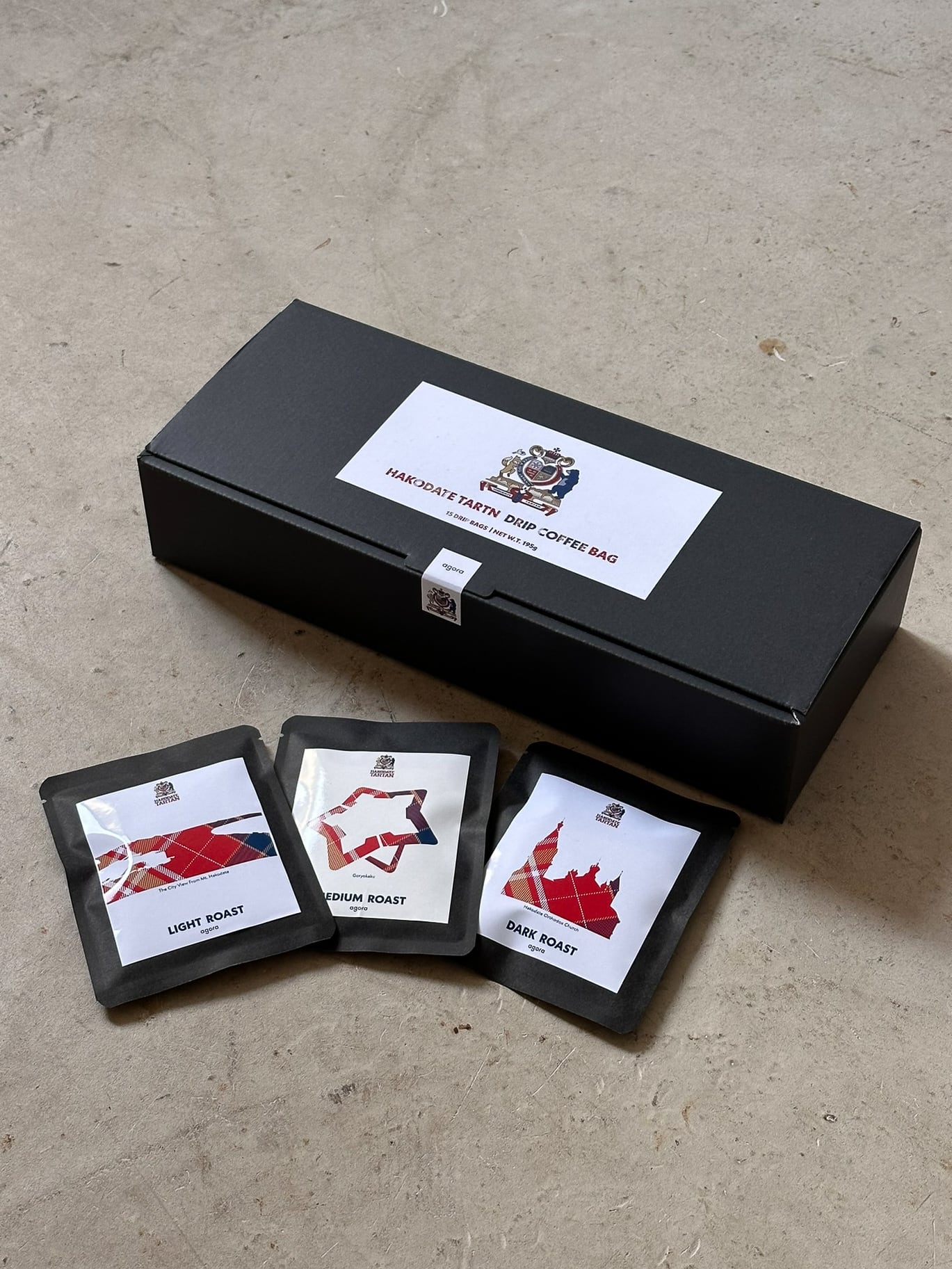 HAKODATE TARTAN】 drip coffee bag box set (15pieces) | agora