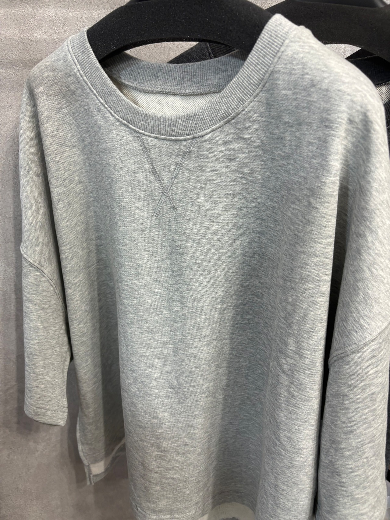 【iam marc】ミニ裏毛オーバーTスウェット　652-25750