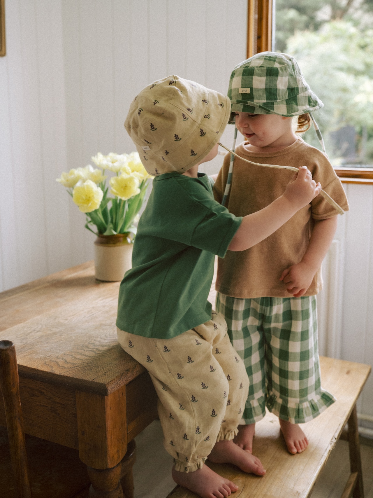 【即納】ORGANIC ZOO / Lavender Bloom Gardener Pants