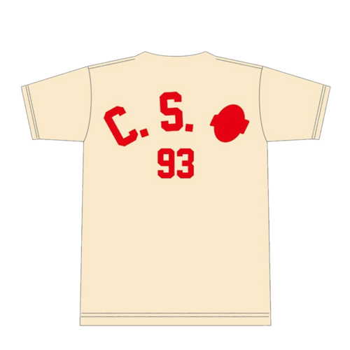 CS '93 TEAM Tシャツ　クリーム