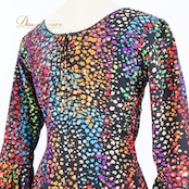 フラメンコ 衣装 エルモサイベリア HERMOSA IBERIA ツーピース セットアップ トップス ファルダ 赤 カラフル ボランテ フリル ダンス 発表会 パーティ 柄 模様 ブラック系 レッド系 ブルー系 イエロー系 かわいい おしゃれ ステージ衣装 ダンス衣装 派手 女性用 セットアップファッション 柄物 ショー衣装