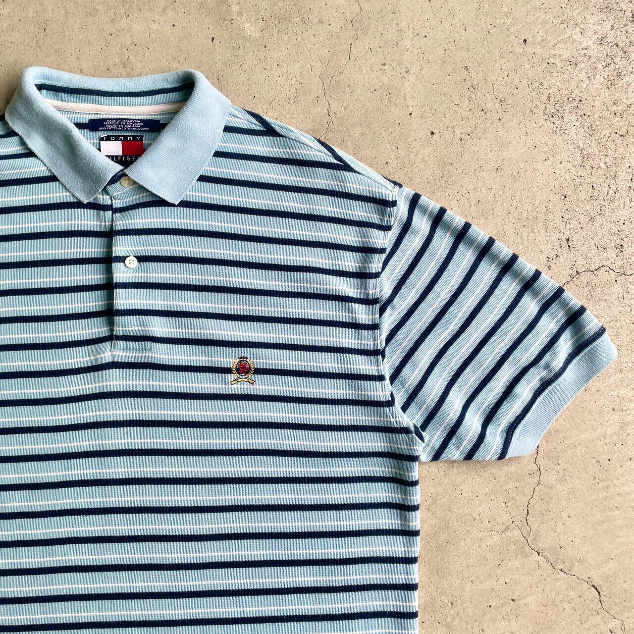 90年代 TOMMY HILFIGER トミーヒルフィガー 鹿の子 ボーダー