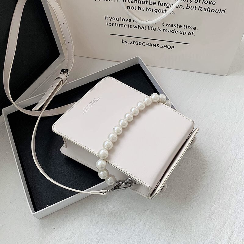 ネット赤い小さなバッグ女性のバッグ2020新しいトレンディな野生の真珠のショルダーメッセンジャーバッグ夏の質感の携帯電話バッグ Tiancai_Wing_Bag0956388