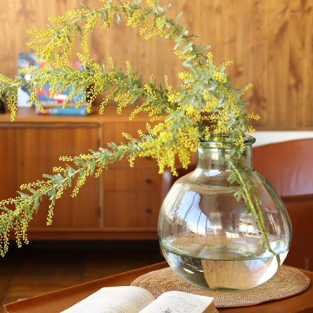 VALENCIA RECYCLE GLASS リ サイクルガラス フラワーベ ース DIECISEIS