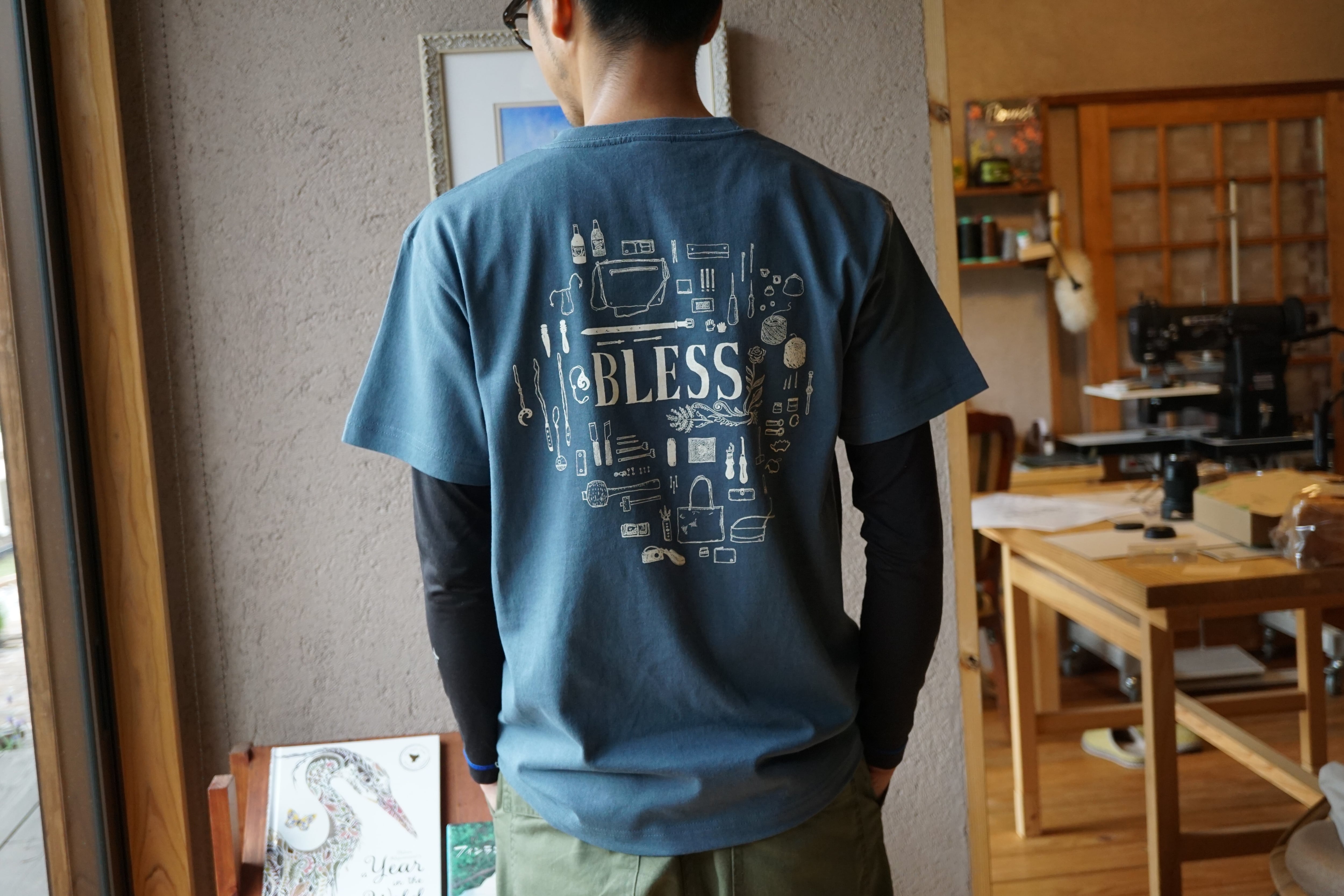 BLESS Tシャツ Shop T-shirt【BLESS】 | 革細工とニュージーランド雑貨のお店 BLESS